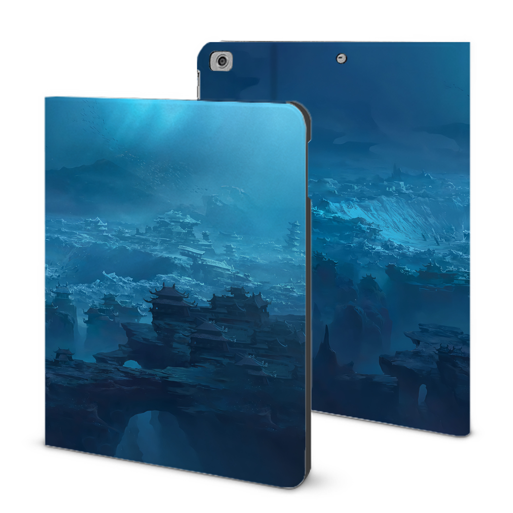 （画像用） Ne Zha 2 ナタ 魔童の大暴れ IPad ケース ブック型 PUレザー TPU 耐衝撃 軽量 薄型 ペン収納なし 全面保護 IPad 各モデル対応